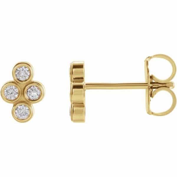 Diamond Cluster earrings