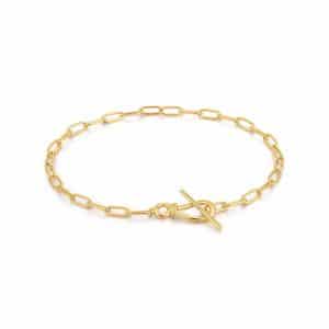 Gold Knot T-bar bracelet