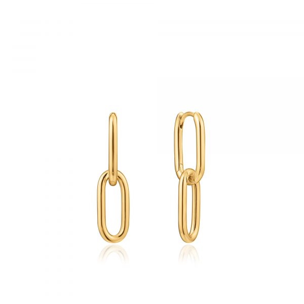 cable link earrings