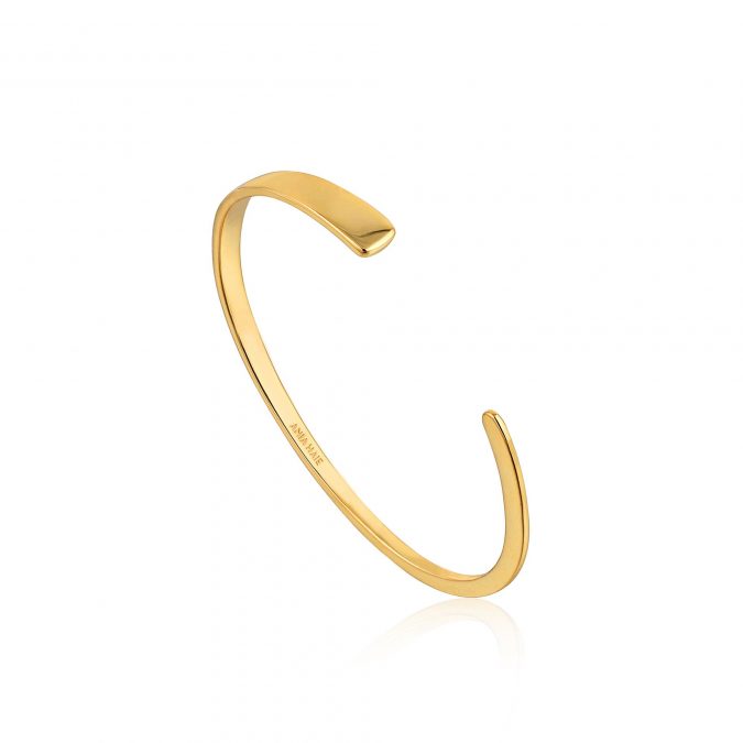 Geometry Flat Cuff Bracelet by Ania Haie