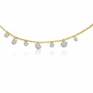 7-stone diamond necklace