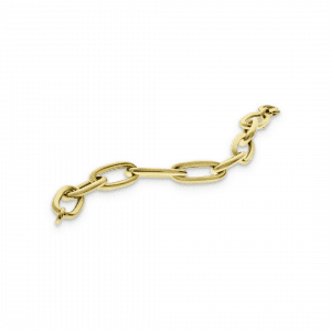 Chunky Cable Bracelet in Yellow Gold