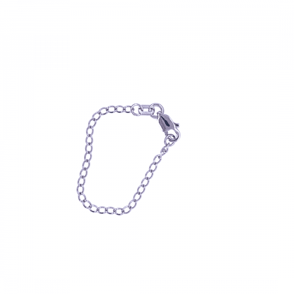 Chain Extender in White Gold