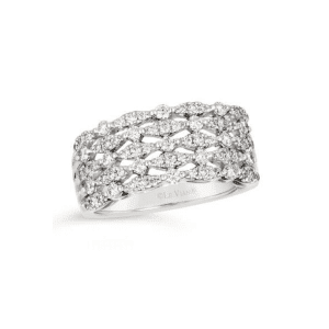 Platinum and Diamond Banded Ring by Le Vian®