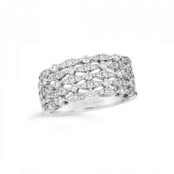 Platinum and Diamond Banded Ring by Le Vian®