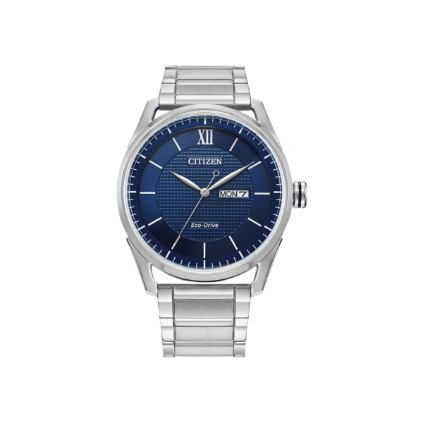 Citizen Blue Dial Classic Stainless Steel Watch