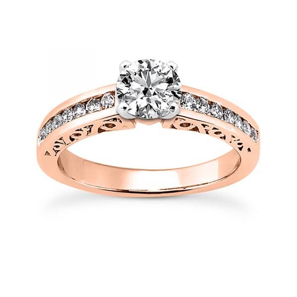 Channel-Set Filigree Engagement Mounting by USNY