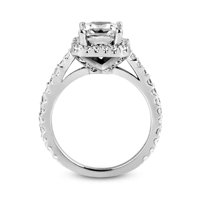 Square Halo Engagement Setting by USNY
