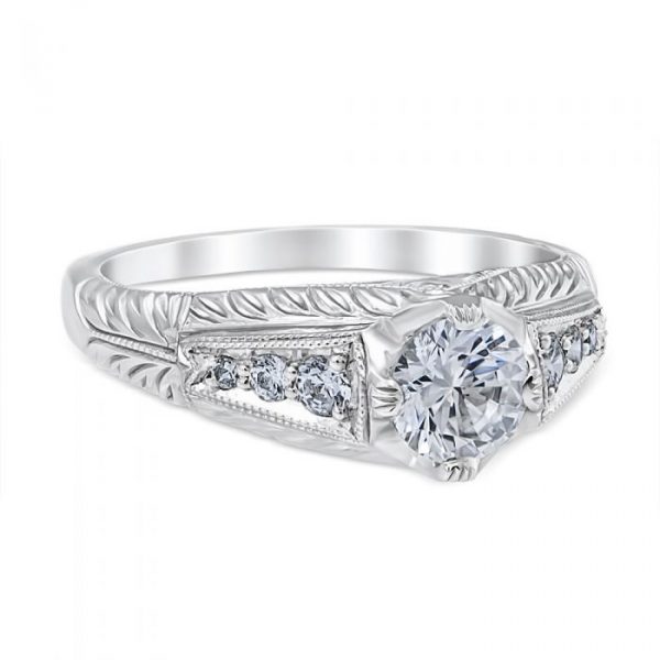 Rosario Engagement Ring Setting by Whitehouse Brothers