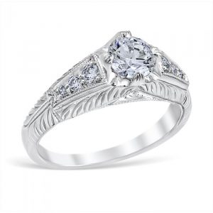 Rosario Engagement Ring Setting by Whitehouse Brothers