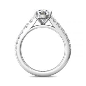 Shared Prong Cathedral Engagement Setting by Martin Flyer