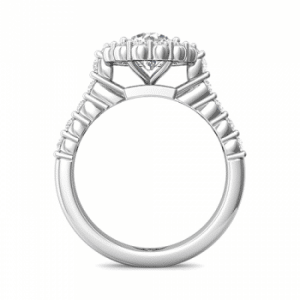 Scalloped Halo Engagement Setting by Martin Flyer