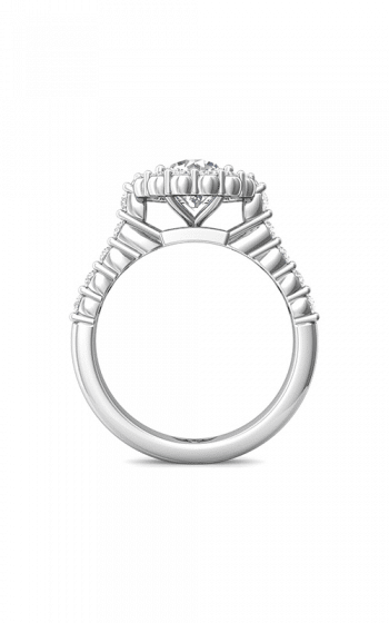 Scalloped Halo Engagement Setting by Martin Flyer