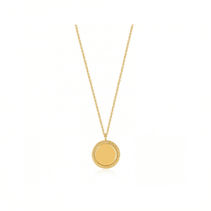 Rope Disc Necklace by Ania Haie