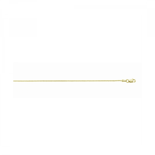 Round Wheat Chain in Yellow Gold