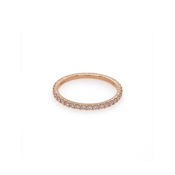 Hearts on Fire Eternity Band Rose Gold