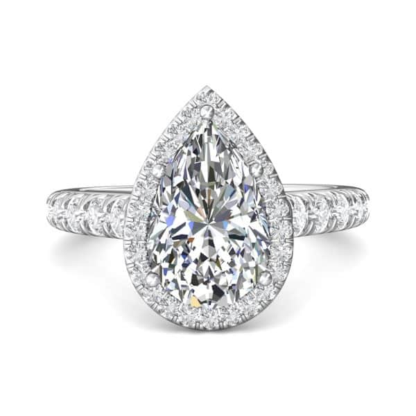 Micropave Pear Halo Semi-Mount by Martin Flyer