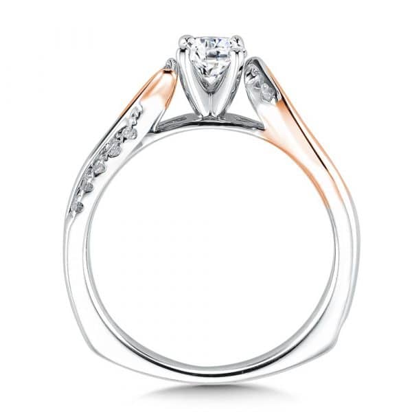 Two-Tone Twist Engagement Setting by Valina