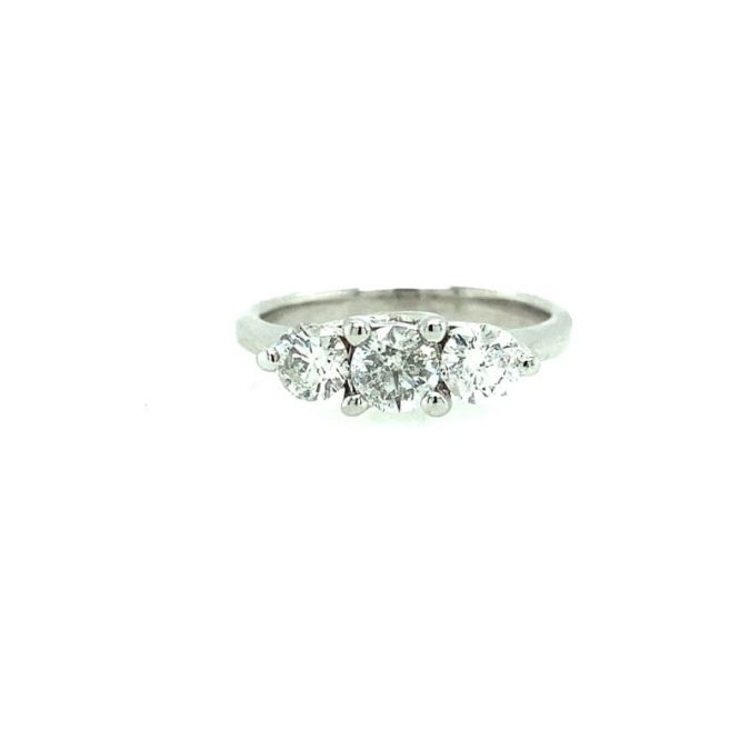 Estate Three Stone Diamond Ring