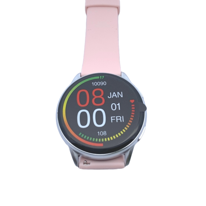 Strand Smart Watch with Pink Strap by Obaku