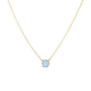Gold-Filled Aquamarine Necklace