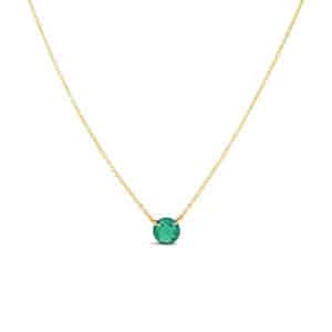 Lab-Grown Emerald Necklace