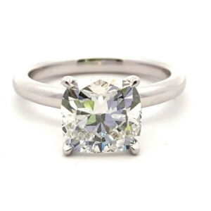 Lab-Grown Cushion Diamond Engagement Ring