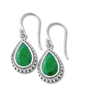Sempu Emerald Drop Earrings by Samuel B.