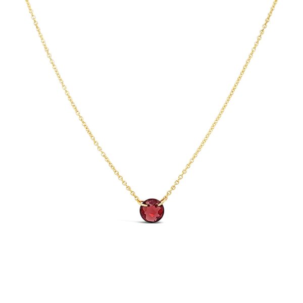 Garnet Charm Necklace by Dee Berkley