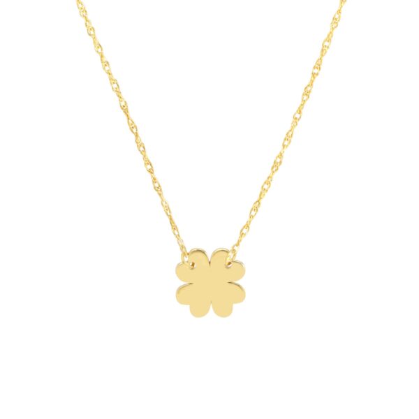Gold Four Leaf Clover Necklace