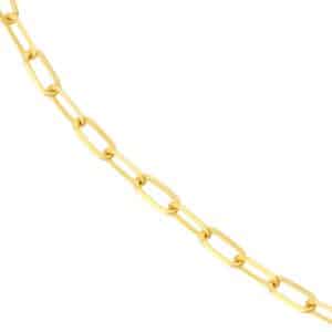 Gold Paperclip Link Bracelet