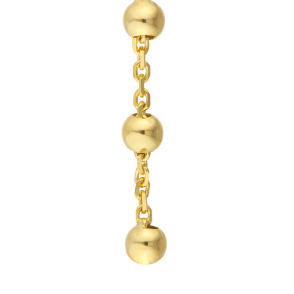 Beaded Chain Drop Earrings