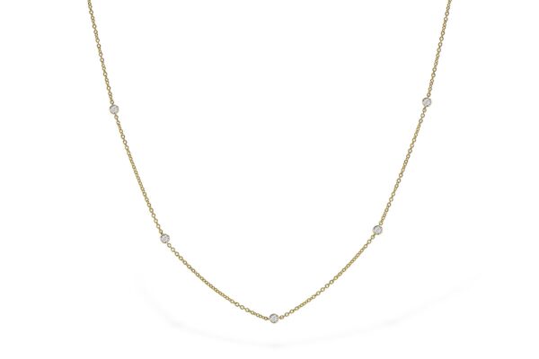 1/4 Carat Diamond Station Necklace