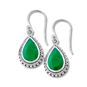 Sempu Emerald Drop Earrings by Samuel B.