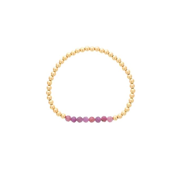 Shine Bright Ruby Stretch Bracelet