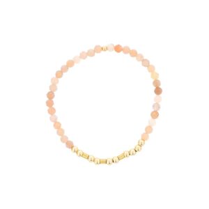 Moonstone and Gold-Filled Bead "Faith" Bracelet