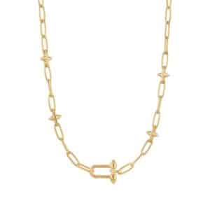 Stud Link Charm Connector Necklace by Ania Haie