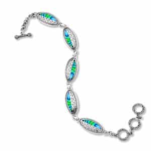 Telmoyo Abalone Bracelet by Samuel B. crafted from sterling silver