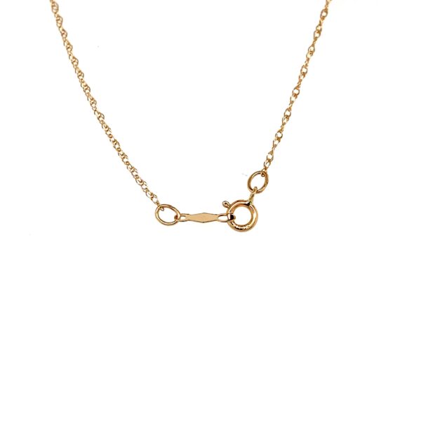 Yellow Gold Diamond Cross Necklace by Lali