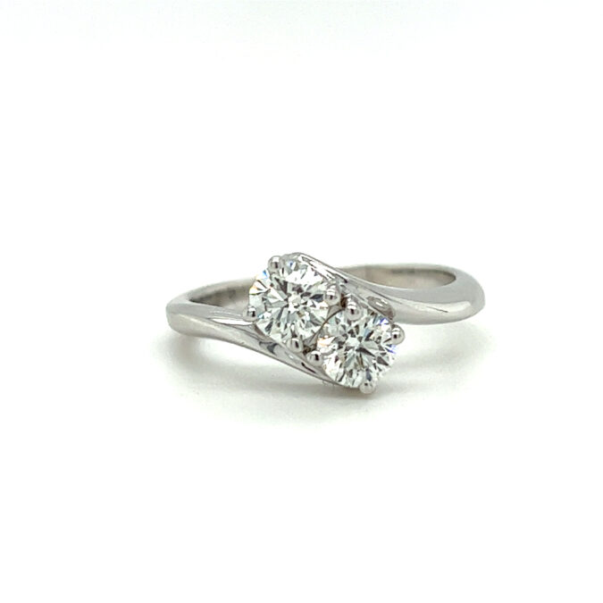 Estate Toi-Et-Moi Diamond Ring