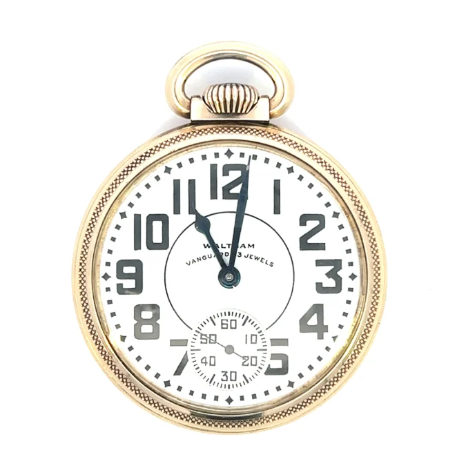 Estate Waltham Vanguard 23 Jewel Pocket Watch