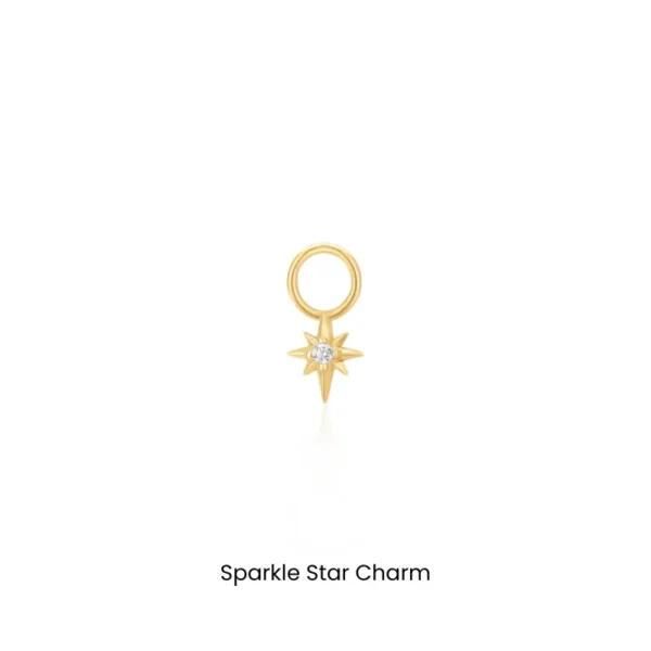 Earring Pop Charms by Ania Haie - Sparkle Star Charm ( gold plated)