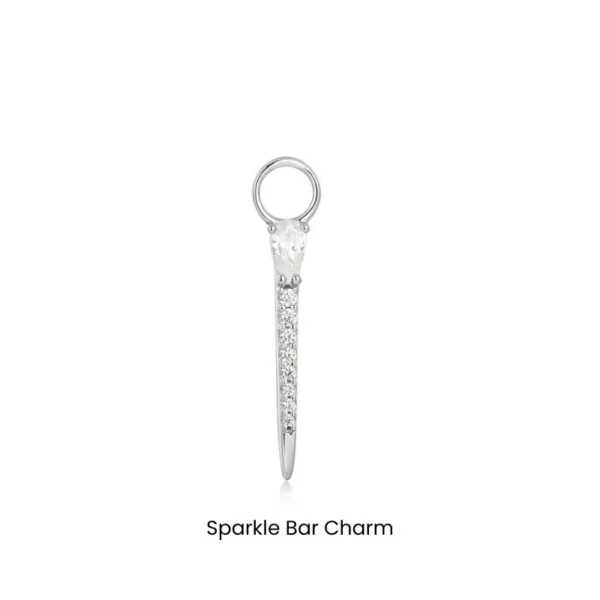 Earring Pop Charms by Ania Haie - Sparkle Bar Charm (silver)